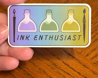 Ink Enthusiast Sticker