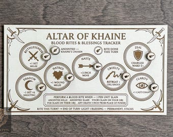 Dochters van Khaine "Altaar van Khaine" Bloedrituelen Tracker