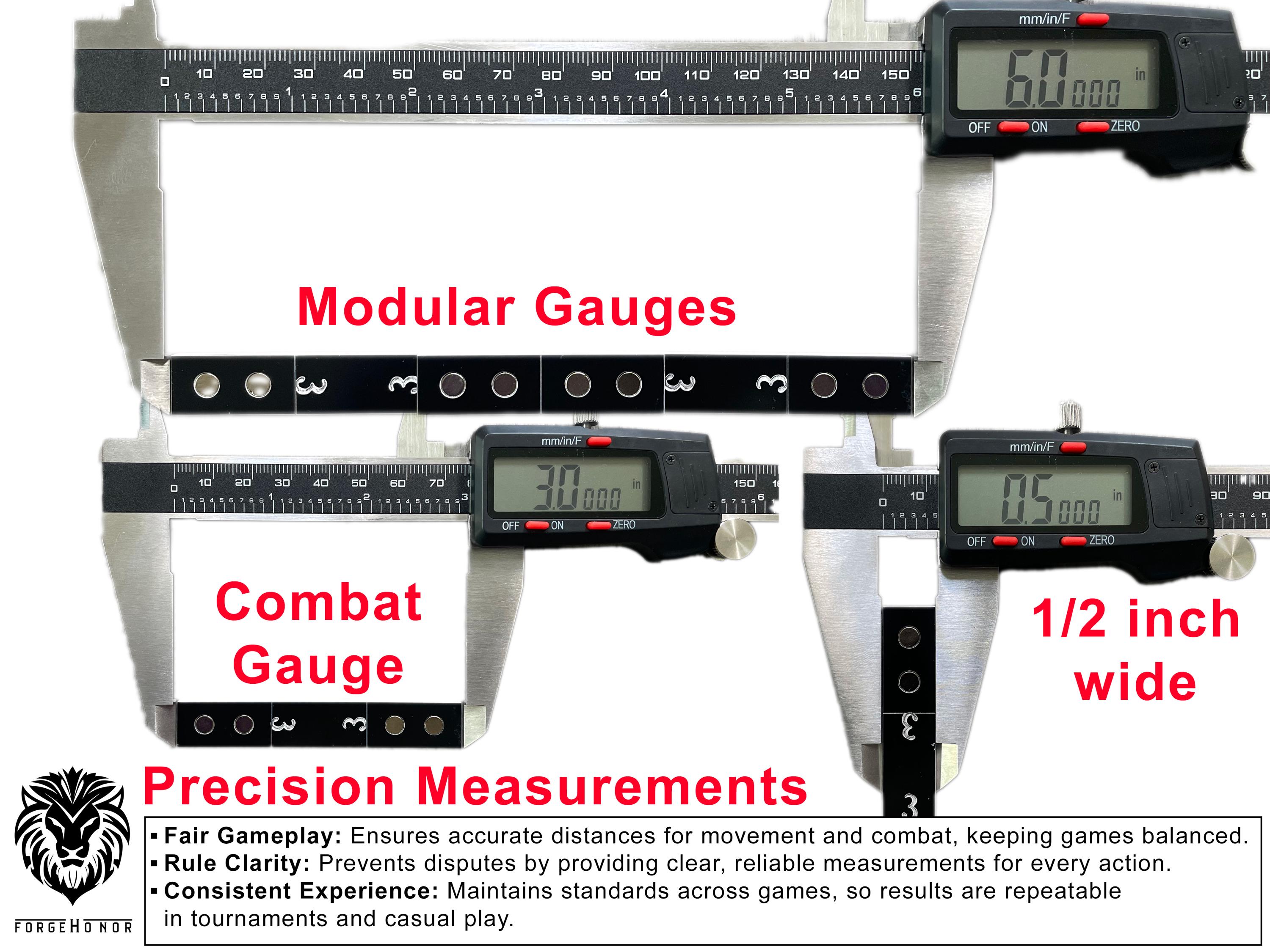 Measuring Tools Set | 13pc Modular Magnetic Gauges | Warhammer 40k Aos ...
