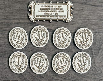 Khorne Bloeddoordrenkte Wapentokens