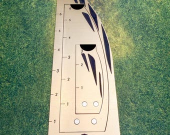 Magnetische acryl bewegingsmeter voor wargaming, 9–6–3 inch stapelbare tafelliniaal | Wingmark 963