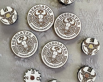 Desolation-tokens en demonische krachttellers voor Helsmiths of Hashut | Magnetische AoS-trackers