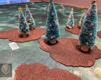 Wargaming-terreinsjabloon | MDF-landschapssokkels | Age of Sigmar Warhammer 40k