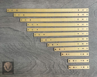 Meetinstrumentenset | 13-delige modulaire magnetische meters | Warhammer 40k AoS Kill Team | Wargaming-bewegingsliniaal