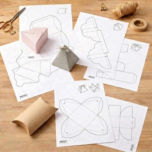 Gift Box Templates – Printable Set (10 Box Designs)