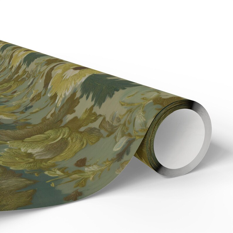 Papel de regalo floral: Papel de regalo de estilo vintage, papel artístico ecológico de 90 g/m². imagen 9