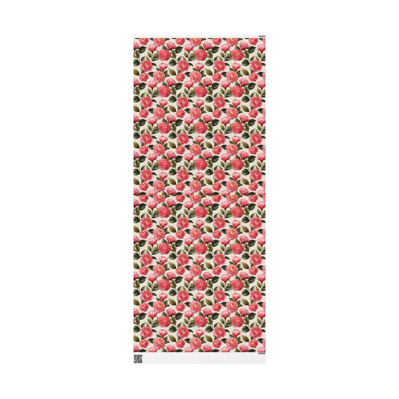 Floral Gift Wrap, Elegant Rose Wrapping Paper, 90gsm Art Paper image 11