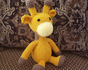 Giraffe Stuffed Animal / Zoo Animals/ Crochet Doll / Amigurumi Toy/ Handmade Toys/ Gift For Kids/ Plushie