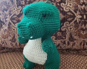 Crocodile Stuffed Animal / Crochet Doll / Amigurumi Toy/ Handmade Toys/ Alligator/Gift For Kids/ Birthday/Baby Shower