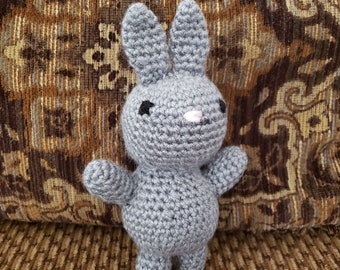 Bunny Rabbit Stuffed Animal Crochet Toy/ Bunnies/Rabbits/ Amigurumi Plush Doll/ Handmade Toys/ Easter/ Gift For Kids/Birthday/Baby Shower