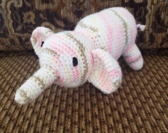 Elephant Stuffed Animal / Crochet Doll / Amigurumi Toy/ Handmade Toys/ Gift For Kids/ Birthday/Baby Shower/Plushie Elephants