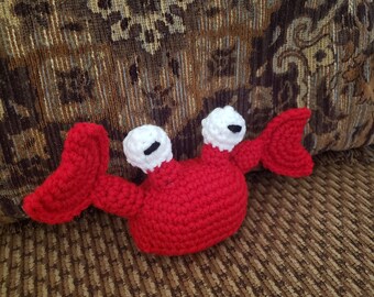 Crab Stuffed Animal Crochet Toy/ Red/ Crabs/ Amigurumi Plush Doll/ Handmade Toys/ Yarn Doll/ Gift For Children/Birthday/Baby Shower