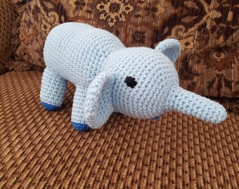 Elephant Stuffed Animal / Crochet Doll / Amigurumi Toy/ Handmade Toys/ Gift For Kids/Birthday/Baby Shower/Elephants