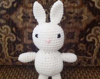 Bunny Rabbit Stuffed Animal Crochet Toy/ Amigurumi Plush Doll/ Handmade Toys/ Easter Bunny/ Gift For Kids/Birthday/Baby Shower