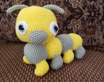 Caterpillar Stuffed Animal / Caterpillars/ Crochet Doll / Amigurumi Toy/ Animals/Handmade Toys/ Gift For Kids