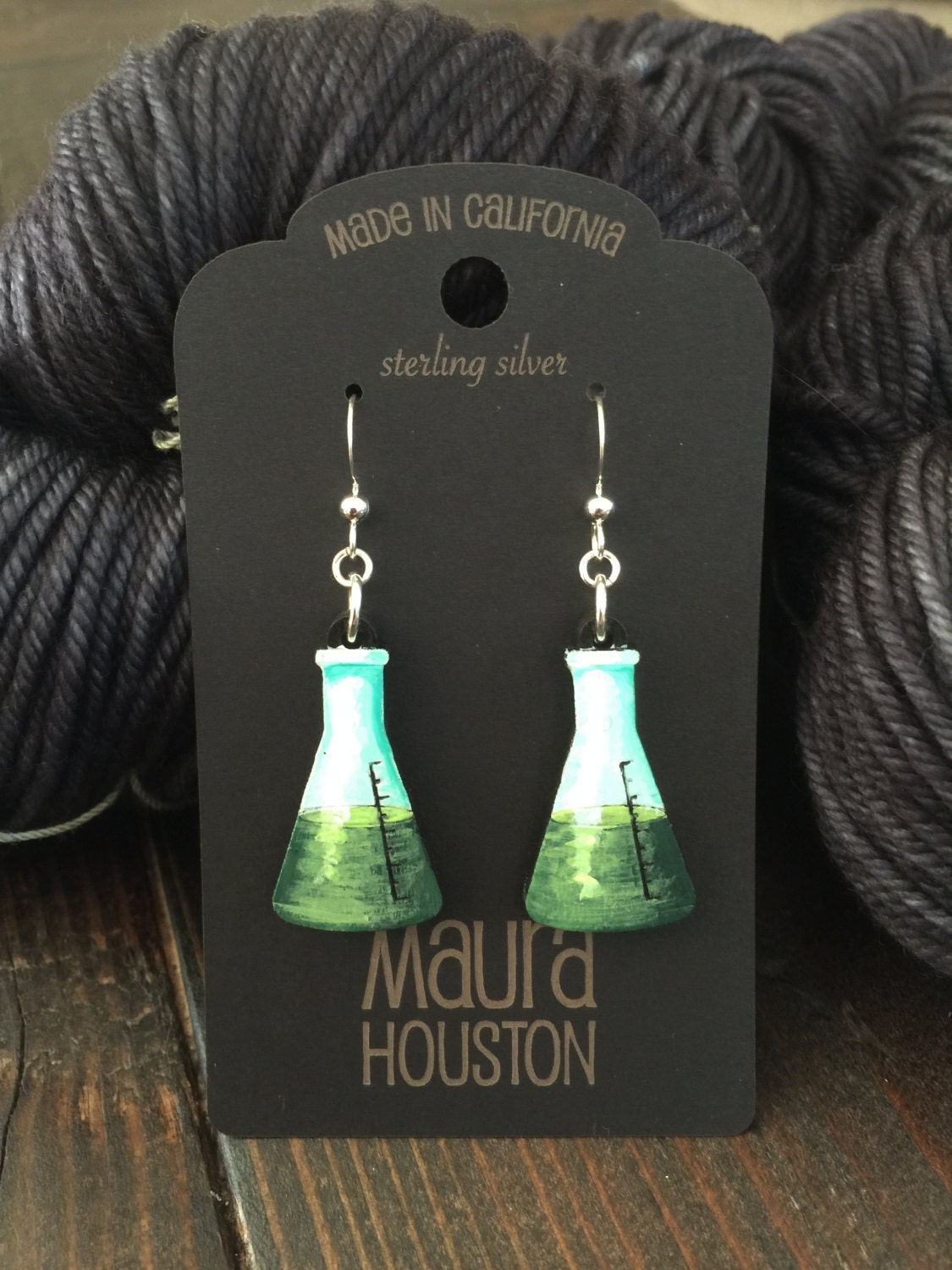 Erlenmeyer Flask Earrings Etsy