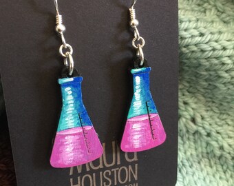 Erlenmeyer Flask Earrings