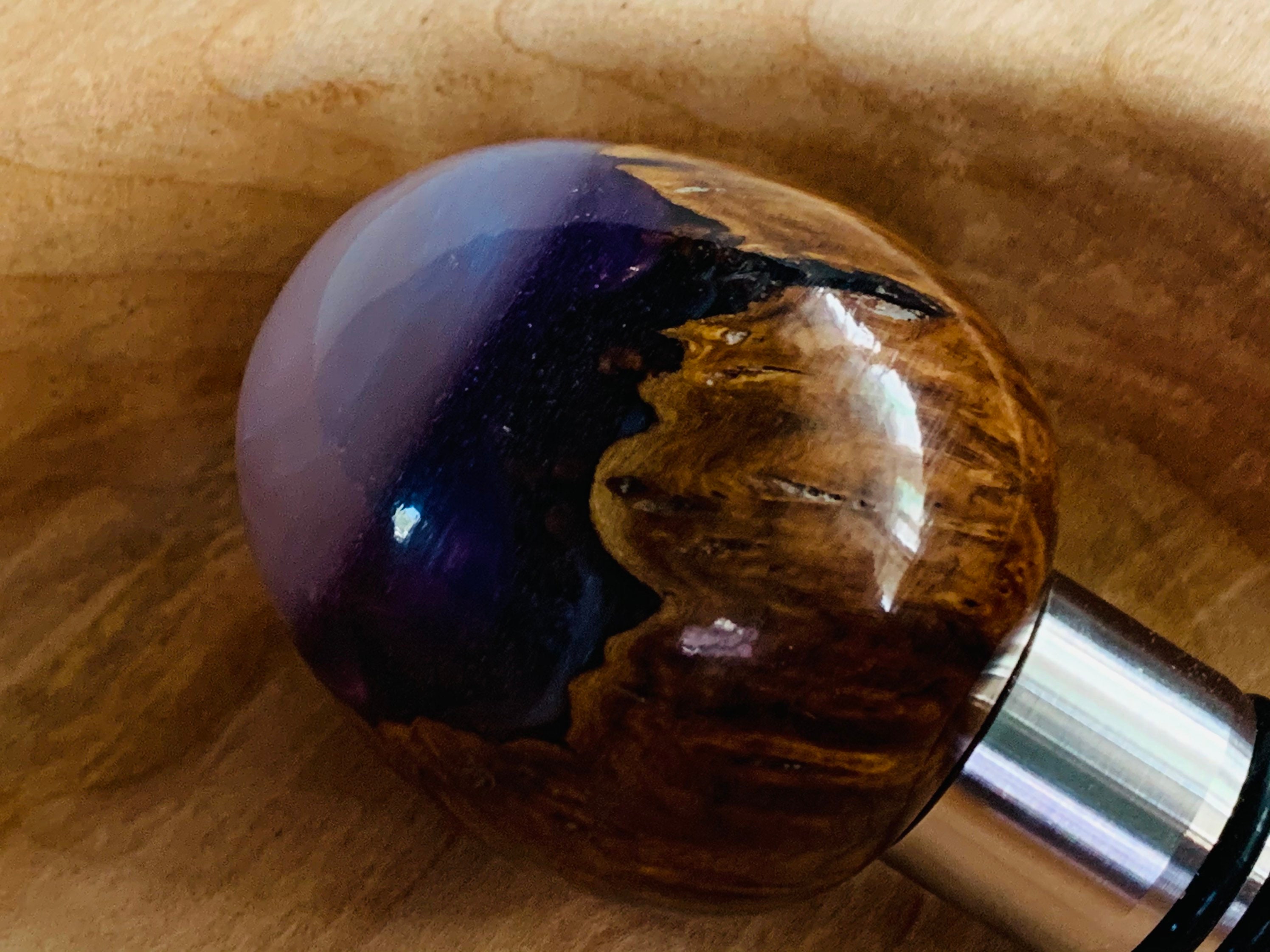 Palm Bottle Stopper Hand Turned One of a Kind