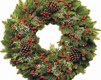 Christmas Wreath Fragrance Oil     For  Soaps, Candle, diffuser Premium Grade
