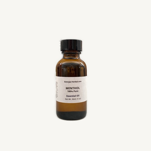 Menthol Essential Oil  100% Pure Mentha Piperita Menthol, therapeutic, skin, soaps, candles,  diffusers, shower cubes, crafting, wholesale