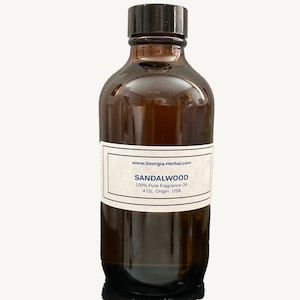 Sandalwood Fragrance Oil 100% Pure for use in perfumery, Aroma Jewelry, soaps, candles, and diffusers, warmers, wholesale, gender neutral