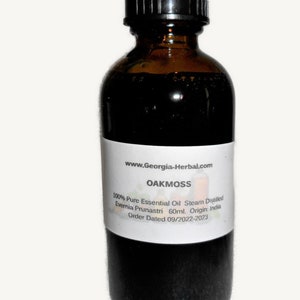 Oakmoss Evernia Prunastri Essential Oil Oakmoss 100%  Pure Oil   Sold by Oz. weight  fragrance fixative