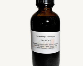 Oakmoss Evernia Prunastri Essential Oil Oakmoss 100%  Pure Oil   Sold by Oz. weight  fragrance fixative
