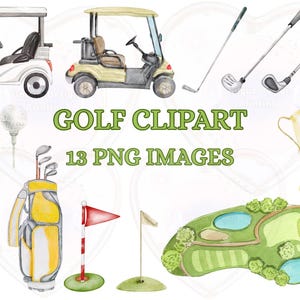 Golf Clipart, Golf PNG, Golf Clip Art, Golf Course Clipart, Sports Clip Art, Sports PNG, Golf Cart PNG, Golf Club Clipart, Golf Ball Clipart