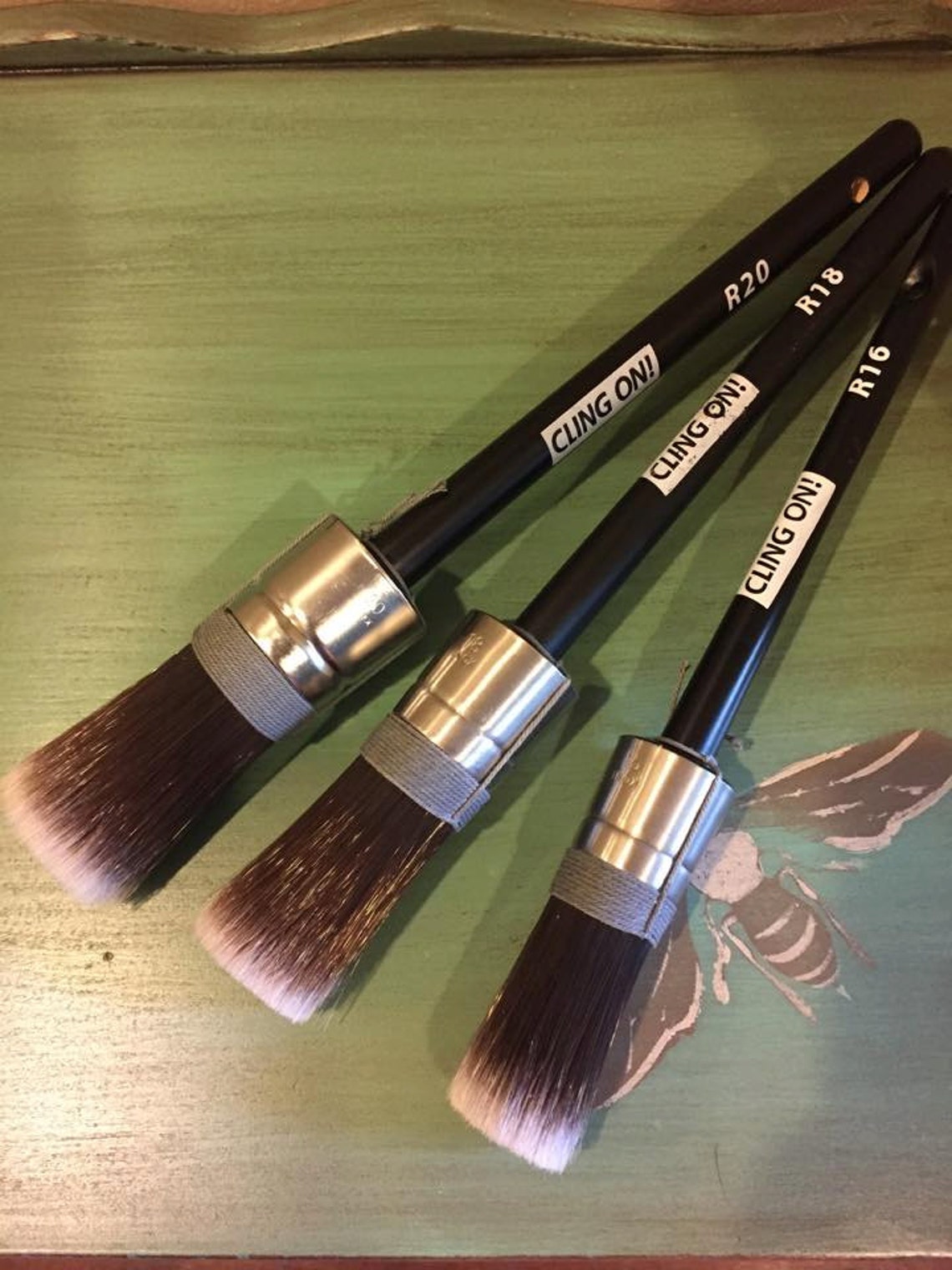 Cling On Paint Brushes Etsy