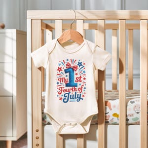 USA Baby Body, 4. Juli Baby Body, Mein 1. 4. Juli, Unabhängigkeitstag Body, Baby 4. Juli, 4. Juli Outfit, amerikanischer Babybody