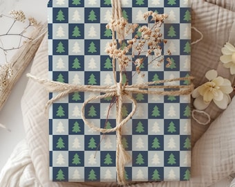 Christmas Gift Wrap Papers - Festive Season Holiday Wrapping, Xmas Presents, Winter Decoration, Santa Claus, Snowflakes