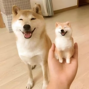 カスタムニードルフェルト犬メモリアル彫刻、3Dウールフェルト犬ポートレート、リアルなぬいぐるみペットレプリカ犬ぬいぐるみ、犬ロスギフト