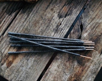 BENZOIN RESIN INCENSE Hand Formed Slow Burning Long Lasting Natural Sticks Long