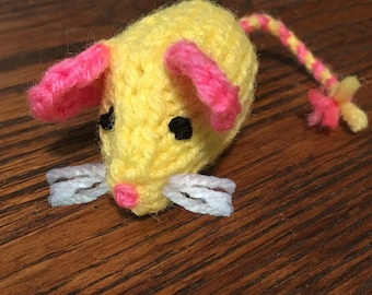 Modèle de tricot de jouet pour chat Li'l Mousie