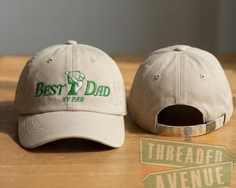 Best Dad Golf, Birthday Present for Dad Who Loves Golf, Best Dad By Par Dad hat, Fun Father's Hat, Fathers Day Gift Golfing, Dad Bday Golfer