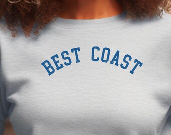Coastal Crewneck Sweatshirt: West Coast Beachwear
