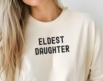 Koszula dla najstarszej córki, bawełna barwiona na odzieży, swobodny wzór (S-4XL)