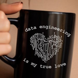 Data Engineering Coffee Mug: Funny Techie Valentine's Gift
