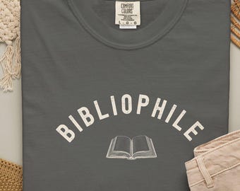 Bibliophile Book Club T-Shirt | Literary Vintage Reader Tee | English Teacher Major Library Lover Gift