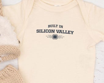 Built in Silicon Valley Infant Bodysuit | Tech Baby One Piece