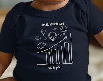 Data Scientist Baby Bodysuit: "Small Sample Size, Big Impact"