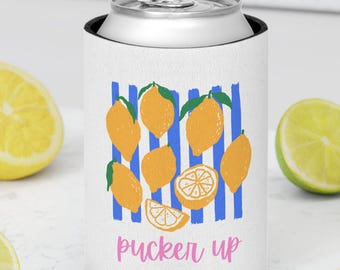 Lemon Can Cozie: Sommerparty Getränkehülle - Strand Picknick Getränkehalter
