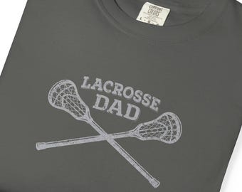 Lacrosse Dad T-Shirt | Lax Sticks Graphic Tee Father's Day Gift