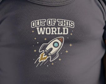 Out of This World Rocket Infant Bodysuit | Space Baby One Piece