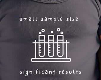 Body para bebé con muestra pequeña, resultados significativos, regalo divertido de ciencia STEM para bebés