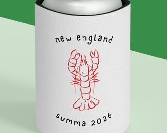 New England Hummer Bierkühler, Sommer 2026, Strand Hochzeit Gastgeschenk, Hochzeit Getränkehalter, Hummer Liebhaber Geschenk, BBQ Cooler