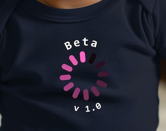 Beta v 1.0 "Loading" Techie Baby Bodysuit