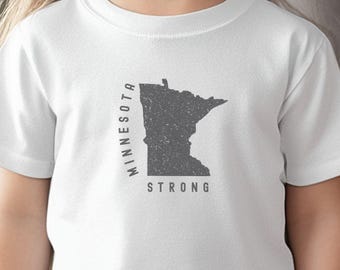 Minnesota Strong Kleinkind-T-Shirt | MN Zustand Pride Kinder T-Shirt