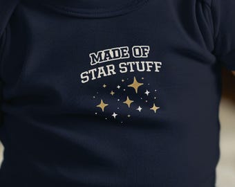 Astronomy "Made of Star Stuff" Baby Bodysuit | Space Design with Stars