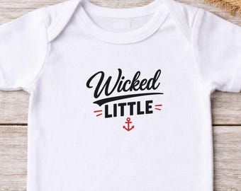 Wicked Little Baby Bodysuit | New England Boston Newborn Gift